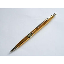Tombow Wave Series Gold Discontinued Mechanical Pencil Diamond cut From JAPAN◎ picture