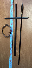 Antique Ebony Cross and lance French circa 1830 picture