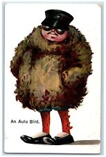 1907 An Auto Bird Car Drinking Guilford Maine ME Posted Antique Postcard picture