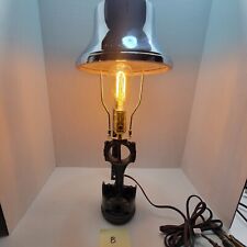 REPURPOSED LAMP made from a Buick piston & rod w/ chrome velocity stack shade picture