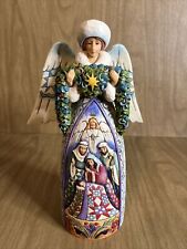 Jim Shore 2009 Heartwood Creek 4014295 Night Divine Angel Figurine Nativity picture