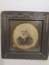 Early 20th Century Photo Longfellow in Leather Frame picture