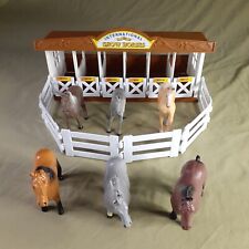 Vintage Funrise 4” Horse Rider Stable Accessories Fence Lot 90’s Horses picture