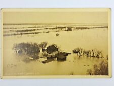 RPPC 1916 Missouri River Flood Yankton, South Dakota Postcard Disaster picture