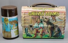 VINTAGE 1977 THE LIFE & TIMES OF GRIZZLY ADAMS METAL DOME LUNCHBOX WITH THERMOS picture