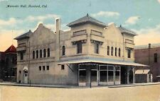 Masonic Hall Hanford California 1910s postcard picture