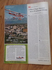 1967 Cessna 150 Airplane Ad Official Aircraft of Alaska 67 Centennial Exposition picture