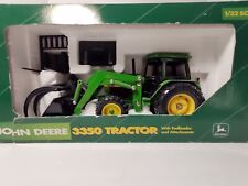 John Deere 3350 Tractor Endloader & Attachments Die-Cast 1/32 Scale 5647 picture