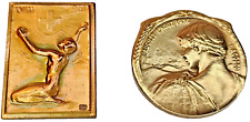 Switzerland Day: August 1st Bronze Pins Antique Vintage 28