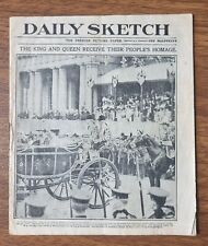 1911 King George V Coronation. Daily Sketch, Mini Version 16 pages 14cm x 12.5cm picture