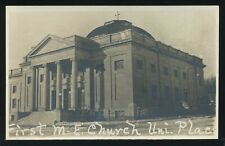 NE University Place RPPC c.1908 FIRST 1st M.E. CHURCH Lincoln Nebraska picture