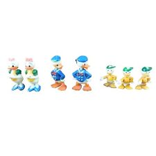 Vintage Disneykins Donald Daisy Duck Nephews Plastic Mini Figurine Lot picture