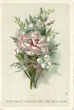 1890-1899 Lovely Carnation Bouquet 