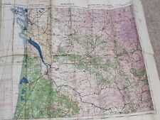 Original WW2 1942 RAF map of Bordeaux Named picture