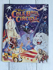 Vintage CLYDE BEATTY COLE BROS CIRCUS 1988 SOUVENIR PROGRAM. picture