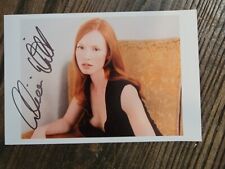 Alicia Witt Signed 4 By 6 Hot Nice picture