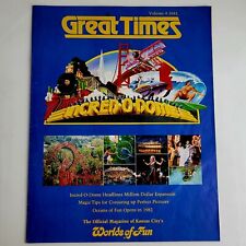 Incredibly RARE 1981 Incred-O-Dome Worlds Of Fun Great Times Volume 4 KCMO L👀k picture