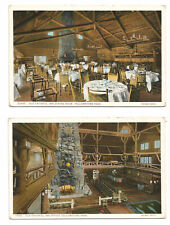 Old Faithful INN Yellowstone Postcards WY Wyoming c1920s picture
