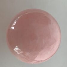 TOP 0.42LB Natural hexagram pink rose quartz sphere crystal ball healing YC223 picture