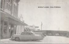 Photo PC Wheatland California Street Scene Business District 1950s picture