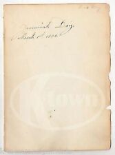 Jeremiah Day Yale Professor New England Minister Antique Autograph Signature picture