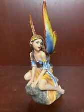 Pacific Giftware 7.5” T Golden Fairy Fantasy Art Sculpture- Fairyland Item #9985 picture