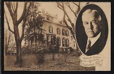 1924 John Davis Presidential Campaign Postcard Clarksburg, West Virginia Home picture
