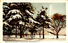 Washington Monument in Wintertime, Washington D.C. - Unposted Postcard picture