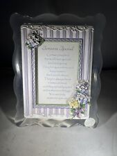 Sentiments Just For You Gift Alliance 50th anniv. Musical Frame Roses Decor AC picture