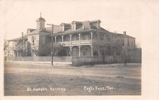 RPPC Eagle Pass Texas TX St Joseph's Academy Girl's School c1910 Photo Postcard picture