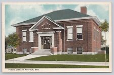 Vtg Post Card Public Library, Norfolk, Nebraska I97 picture