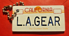 BRAND NEW California LA Gear The Golden State License Plate Shoe Tag Keychain picture