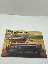 Vintage 1976 Chevrolet Caprice Classic Impala Brochure Collectibles picture