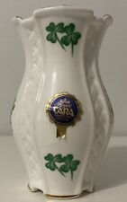 Vintage Royal Tara Fine Bone China Small Shamrock Vase - Handmade In Galway picture