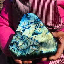 4.55LB Natural Gorgeous Labradorite QuartzCrystal Stone Specimen Healing 588 picture