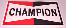 Champion Spark Plugs Original Vintage Sticker Decal 15.5