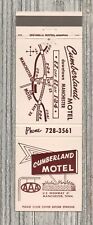Matchbook Cover-Cumberland Motel Manchester Tennessee-2952 picture