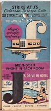 J's Drive In Hotel & Restaurant Colorado Springs CO Vintage Spot Matchbook Cover picture