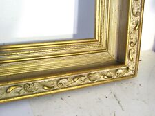 VINTAGE WHITEWASH  CARVED  GILDED FRAME FOR PAINTING 24 X 20 INCH    (h-15) picture