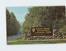 Postcard Entrance to Great Smoky Mountains National Park USA picture