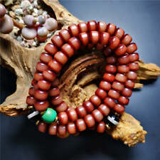 Gandhanra Handmade Old Bodhi Beads,108 Mala Prayer Beads Necklace picture