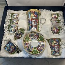 tea service for 6 fruit theme vintage rare new in box  picture