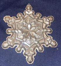 1971 Gorham Sterling Silver Snowflake Christmas Ornament picture