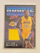 Julius RANDLE 2016-17 Panini NBA HOOPS Rookie Remembrance 2014 #29 Lakers JERSEY picture