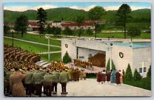 Amphitheatre Fort McClellan Anniston Alabama Postcard Army Military Ceremony picture