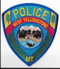 West Yellowstone Police Department, Montana Shoulder Patch V1 picture