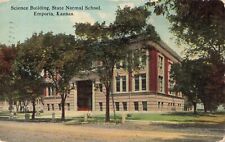 Science Building State Normal School Emporia Kansas KS 1916 Postcard picture