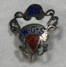 1898 W.G.S. Antique Sterling Silver Pin picture