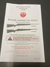 Ruger American Bolt-Action Rifle Standard & Compact INSTRUCTION MANUAL picture