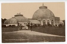 Antique Postcard Detroit MI Michigan Floral Conservatory Belle Isle Unposted picture